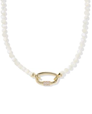 The Emery Beaded Strand Gold Necklace