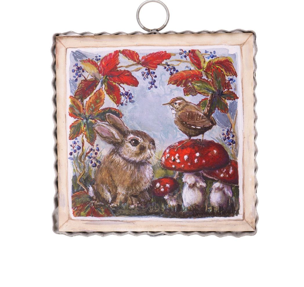 Round Top© Attachment | Mini Hamilton Mushroom &amp; Bunnies