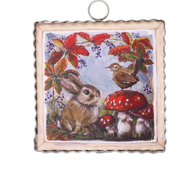 Round Top© Attachment | Mini Hamilton Mushroom &amp; Bunnies