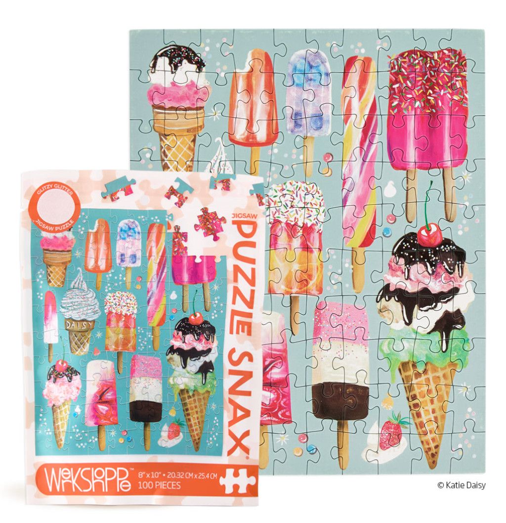 100 Piece Puzzle Snax, Color: Ice Cream &amp; Pops