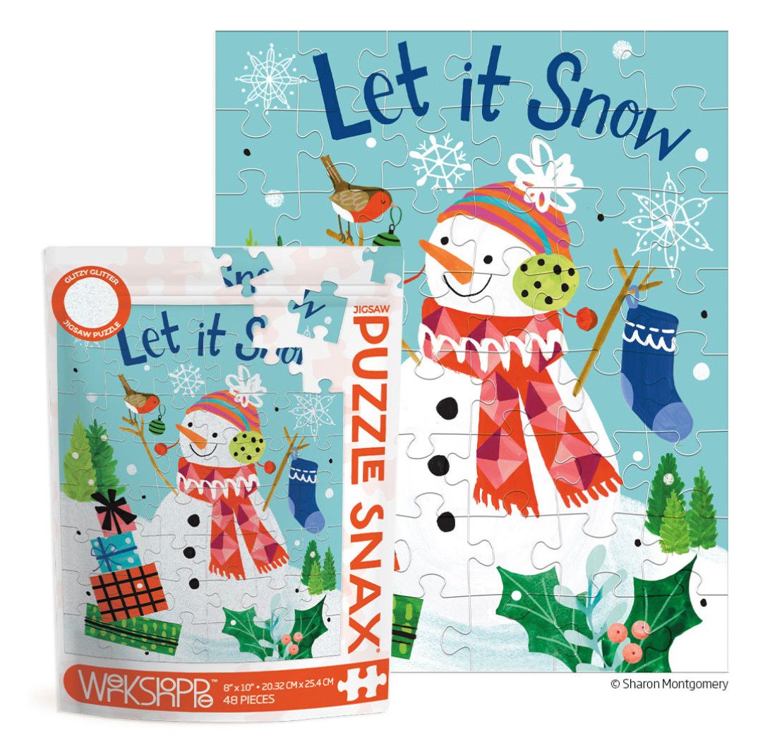 48 Piece Puzzle Snax | Let it Snow