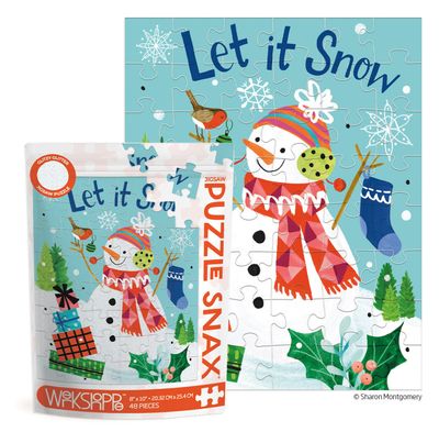 48 Piece Puzzle Snax | Let it Snow