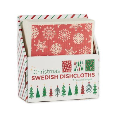 Merry &amp; Bright Swedish Dishcloths