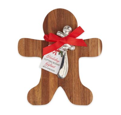 Gingerbread Man Cutting Board Gift Set