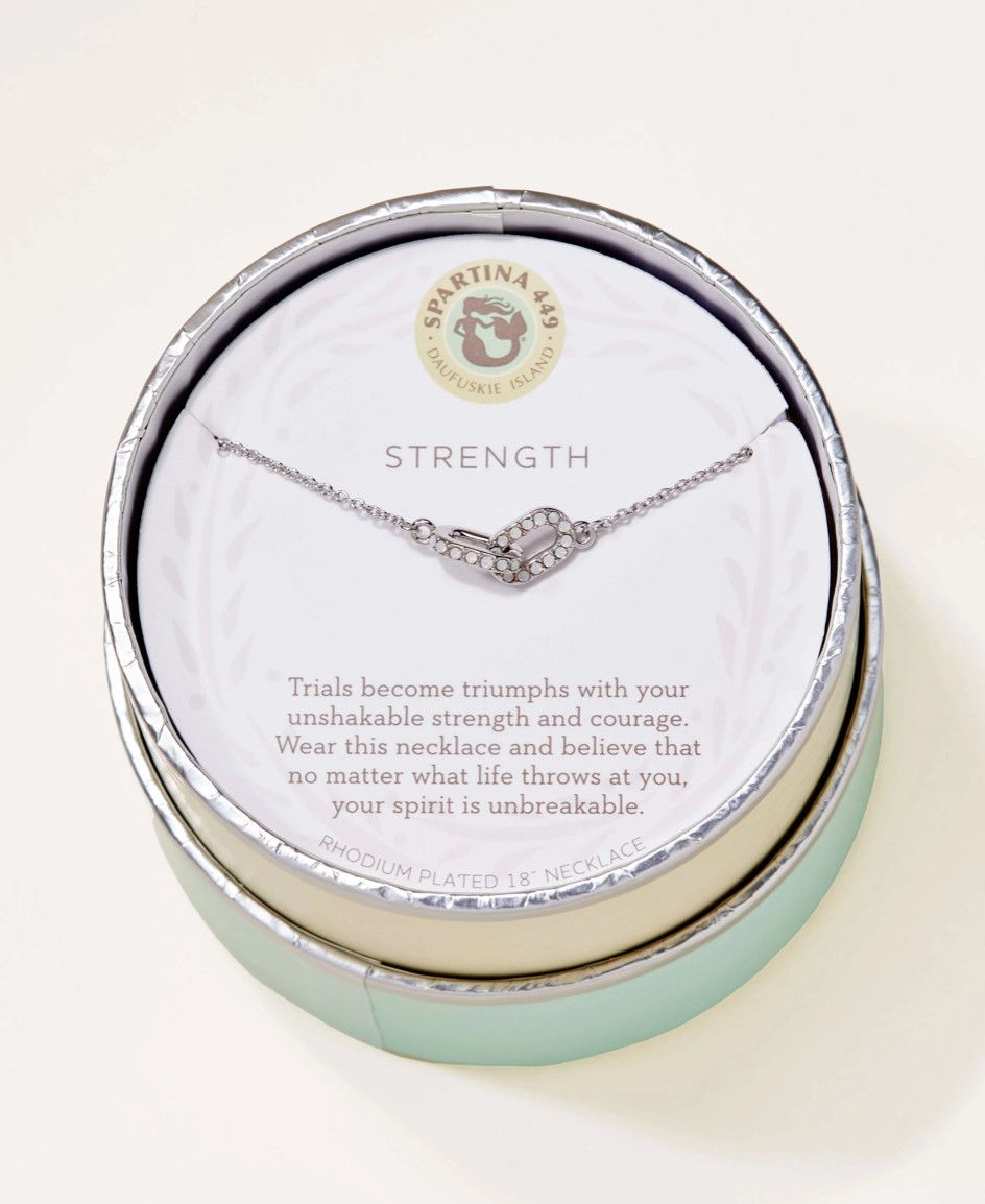 SLV Necklace 18&quot; Strength/Links, Color: Silver