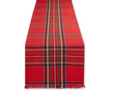 Tis the Season Plaid Table Runner