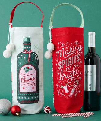Holiday Wine Bag