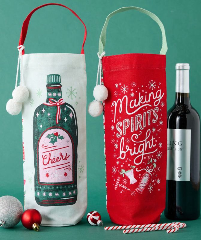 Holiday Wine Bag