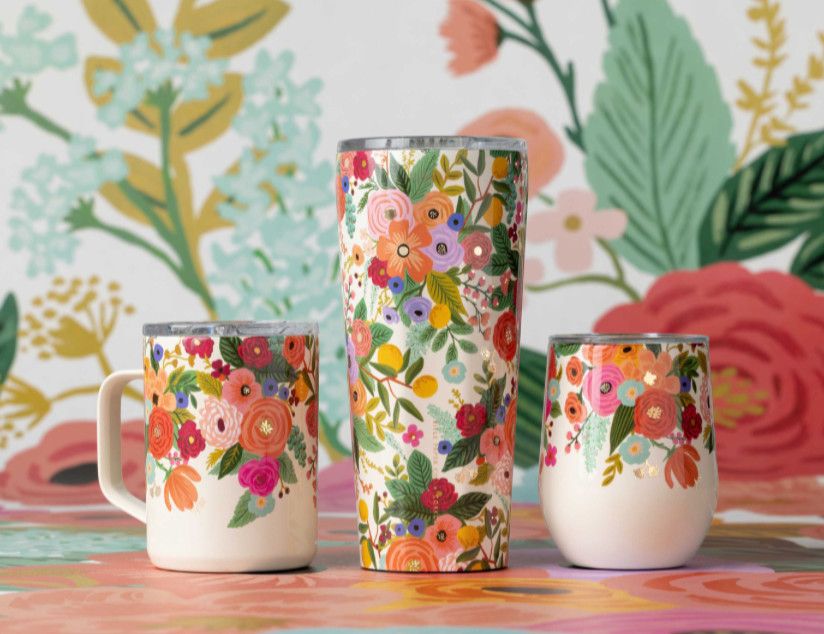 Corkcicle Rifle Paper Garden Party Collection