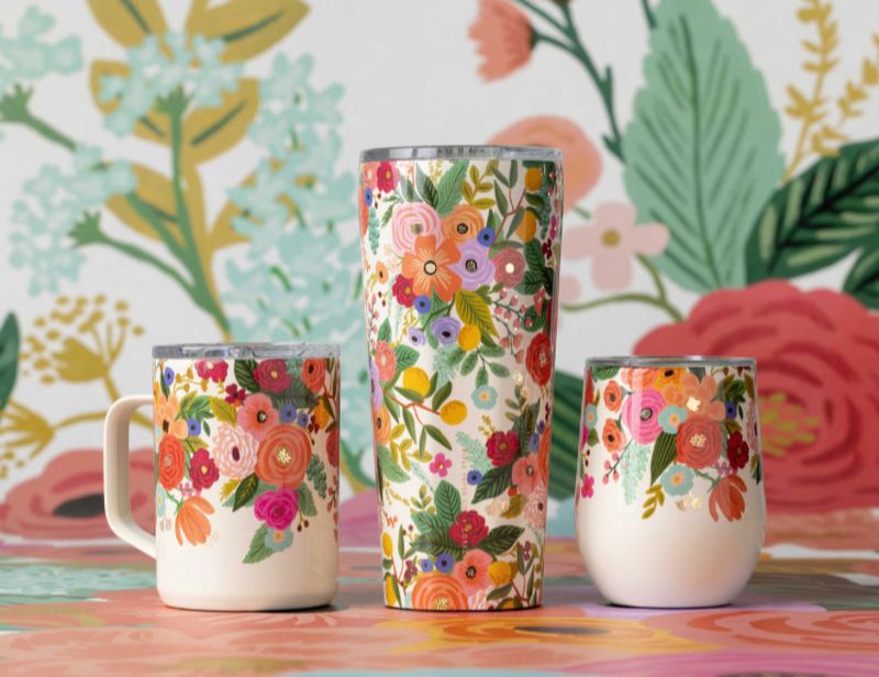 Corkcicle Rifle Paper Garden Party Collection