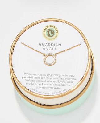 SLV 18&quot; Necklace Guardian Angel/Halo