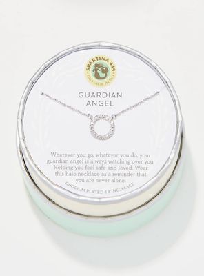SLV 18" Necklace Guardian Angel/Halo