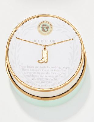 SLV 18" Necklace Kick It Up/Cowgirl Boot