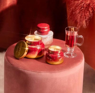 Apple Cider Social Glimmer Jar Candle