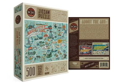 Nashville Illustrated 500 Piece Puzzle