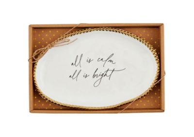 All Is Calm Bead Sentiment Plate
