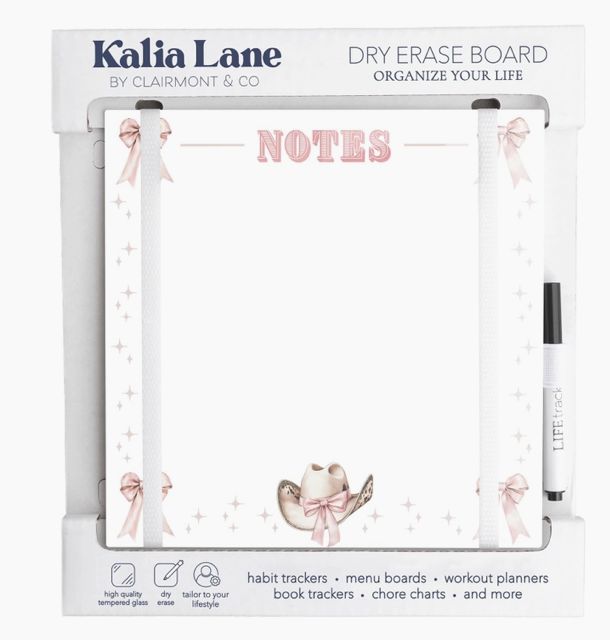 Dry Erase Reminder Board | 8x8