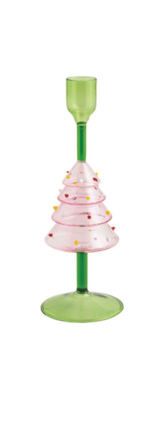 Glass Taper Holder, Style: Tree