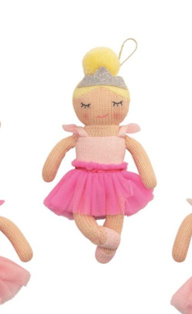 Ballerina Ornaments, Color: Yellow