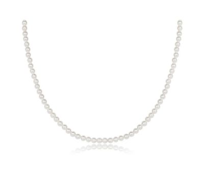 17&quot; Classic Pearl 4mm Bead Choker