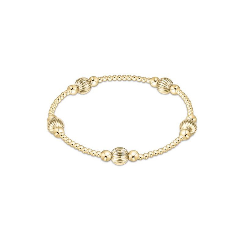 Purpose Dignity 6mm Bead Bracelet Gold