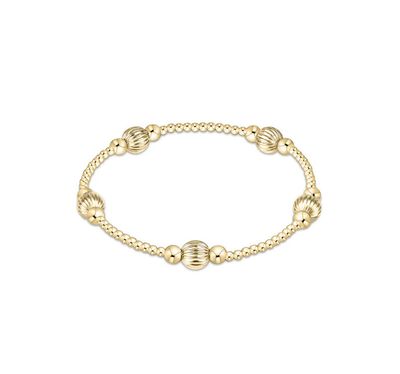 Purpose Dignity 6mm Bead Bracelet Gold