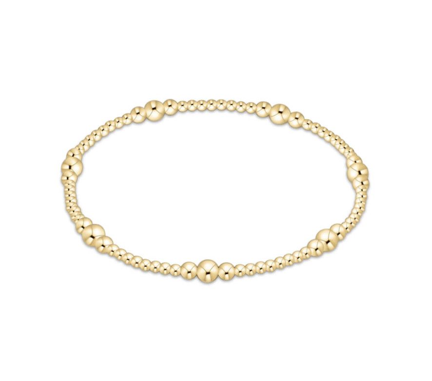 Purpose Gold 4mm Bead Bracelet