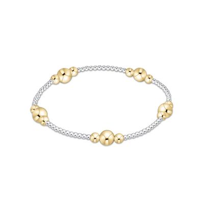 Purpose Gold Bead Bracelet Mixed Metal