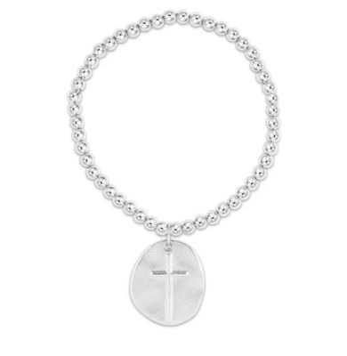 Classic Sterling 4mm Bead Bracelet Inspire Sterling Charm