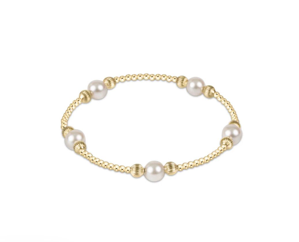 Purpose Pearl 6mm Bead Bracelet Dignity