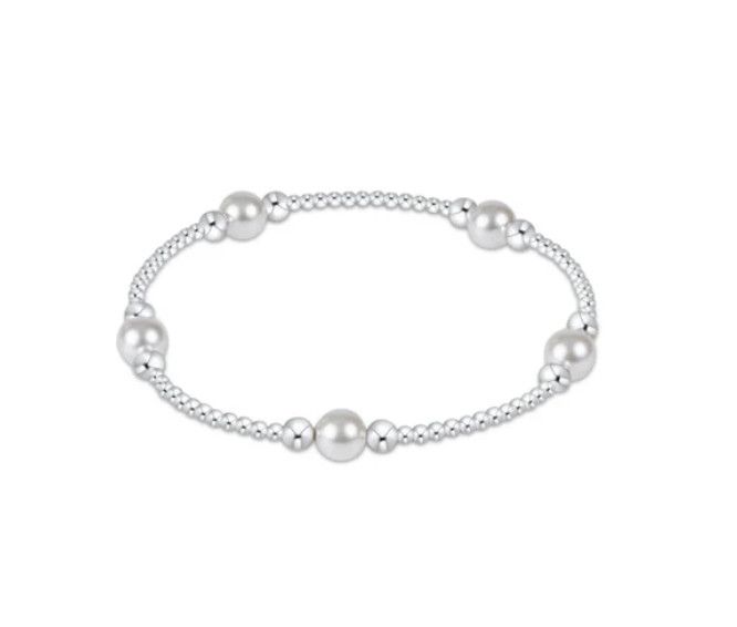 Purpose Pearl 6mm Bead Bracelet Sterling