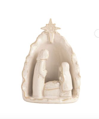 Stoneware Nativity