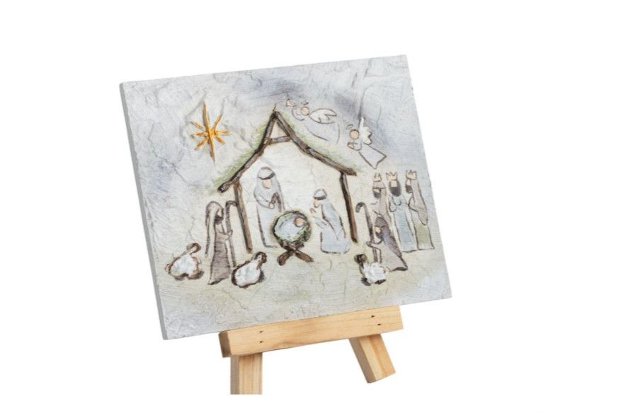 Nativity Farmhouse Art