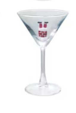 Holiday Martini Glass, Color: Chimney