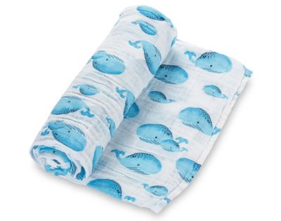 Whale, Whale, Whale Swaddle Blanket