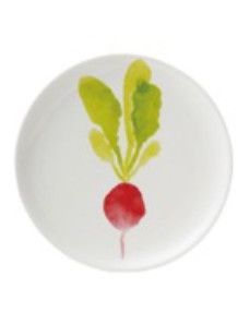 Whimsical 6&quot; Plate, Color: Radish
