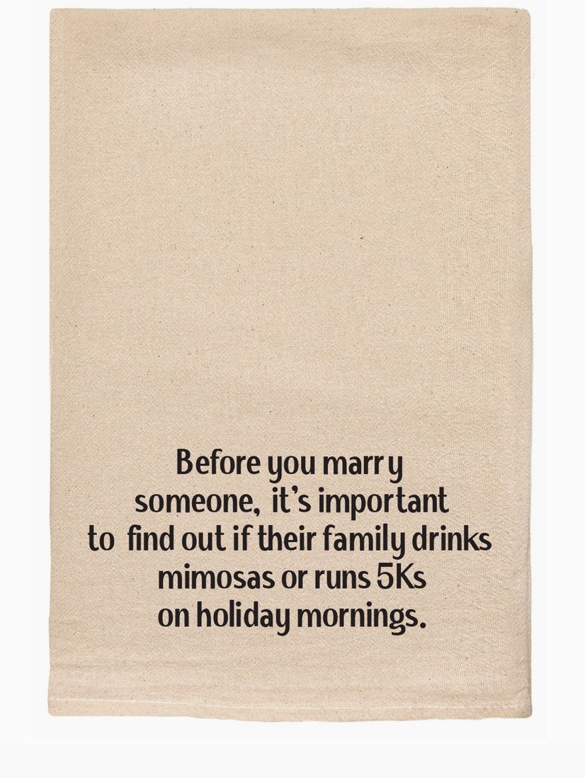 Mimosas or 5K Tea Towel