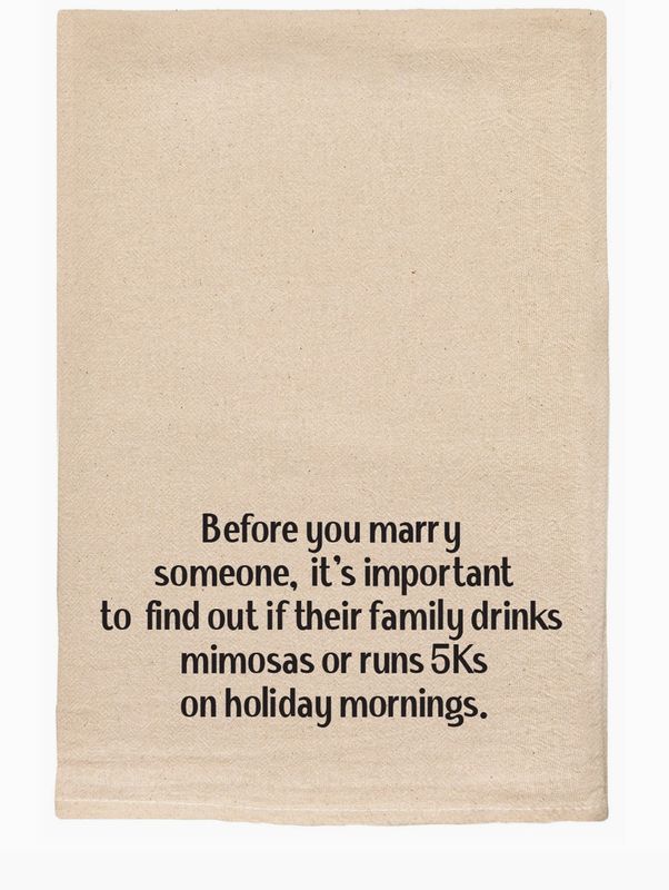 Mimosas or 5K Tea Towel