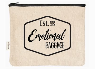 Emotional Baggage Zipper Pouch