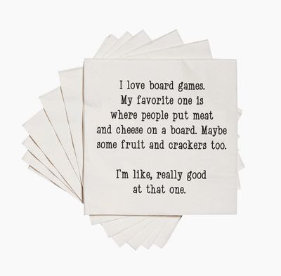 Board Games Cocktail Napkins
