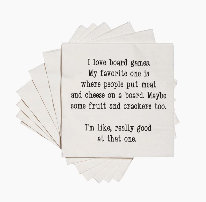 Board Games Cocktail Napkins