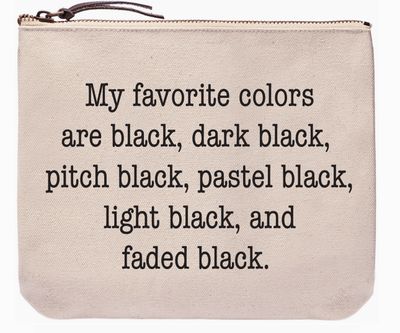 Black Everyday Pouch