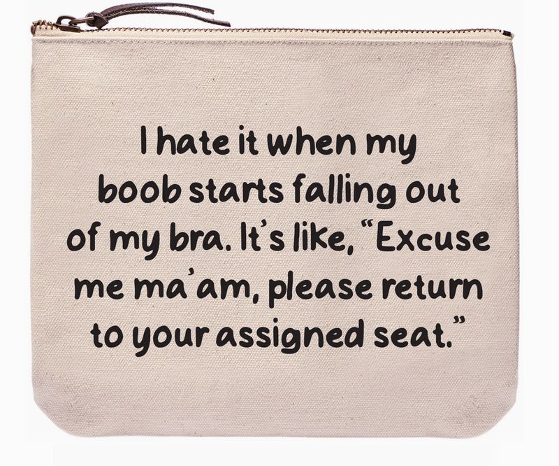 Boob Falls Out Everyday Pouch