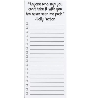 Dolly List Pad