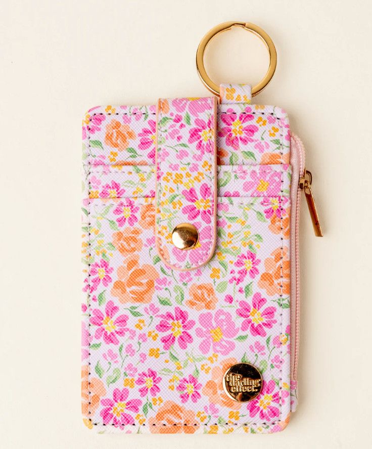 Keychain Wallet | Secret Garden Pink