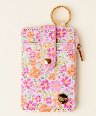 Keychain Wallet | Secret Garden Pink