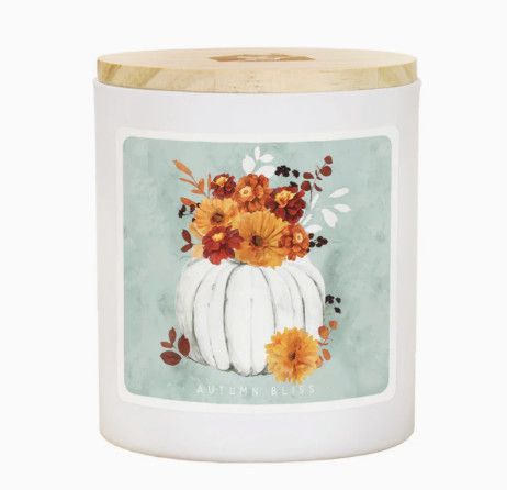 Blooming Pumpkin Candle Autumn Bliss