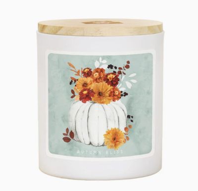 Blooming Pumpkin Candle Autumn Bliss