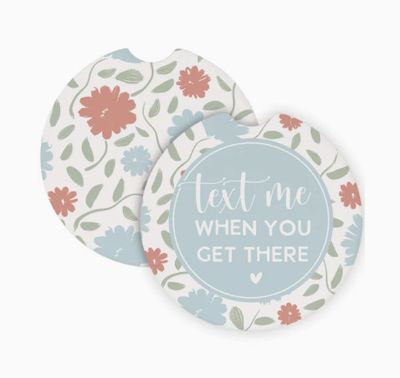 Car Coaster Set | Text Me Flowers