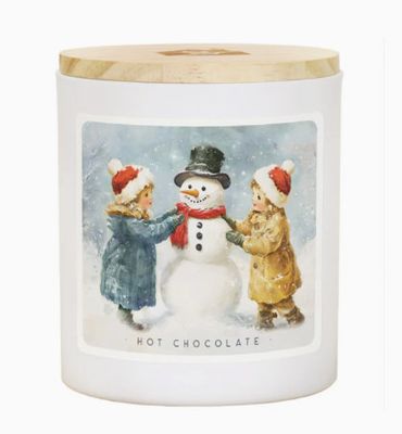 Building Snowman Candle | Hot Chocolate